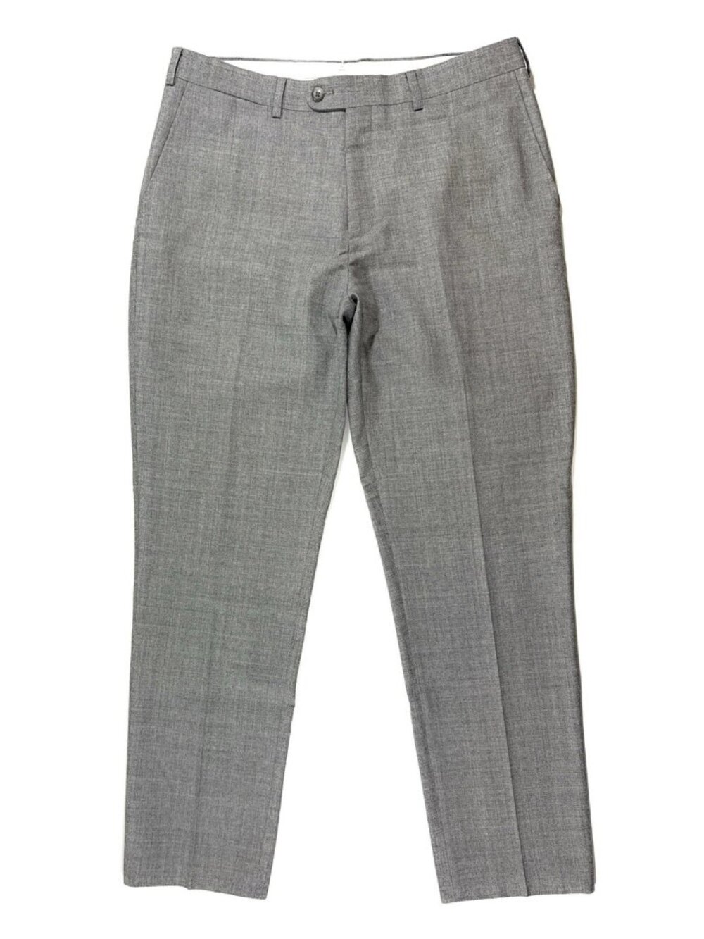 SuitSupply Mens Dress Pants Brescia Slim Flat Front Size 34x31 Gray Wool Trouser
